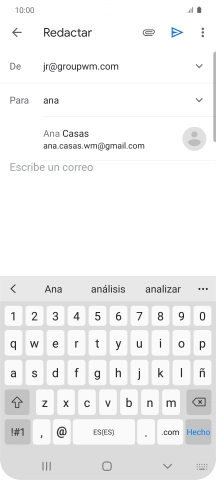 Pulsa el contacto deseado. Pulsa el contacto deseado.