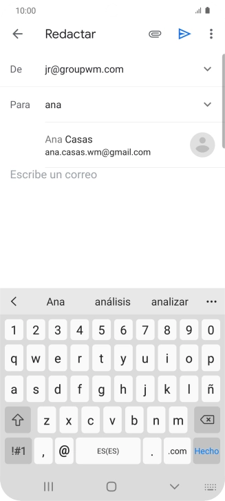 Pulsa el contacto deseado. Pulsa el contacto deseado.