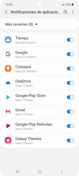 Pulsa la lista desplegable. Pulsa la lista desplegable.