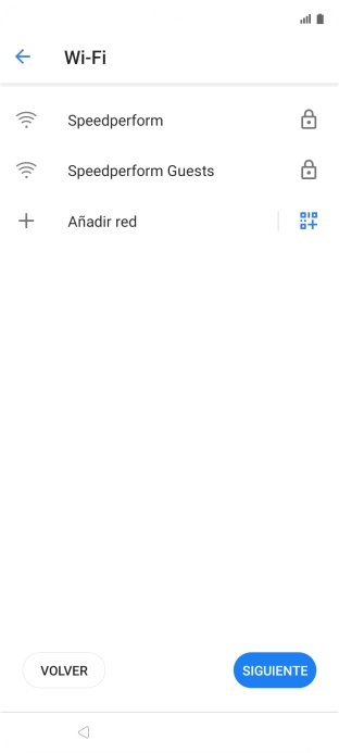 Pulsa la red wifi deseada. Pulsa la red wifi deseada.