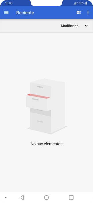 Desliza el dedo hacia la derecha desde la parte izquierda de la pantalla. Desliza el dedo hacia la derecha desde la parte izquierda de la pantalla.