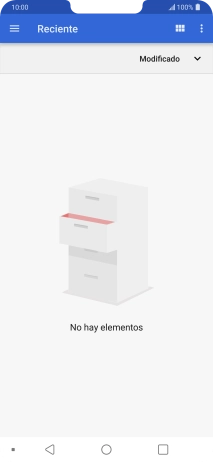 Desliza el dedo hacia la derecha desde la parte izquierda de la pantalla. Desliza el dedo hacia la derecha desde la parte izquierda de la pantalla.