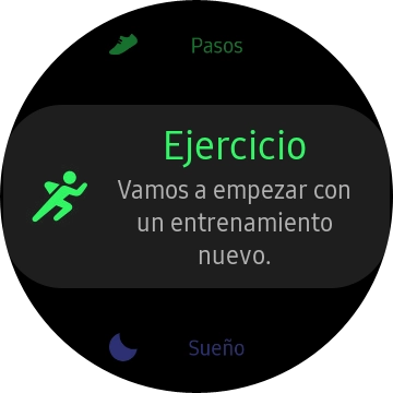 Pulsa el icono de actividad. Pulsa el icono de actividad.