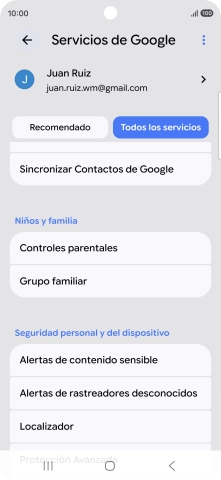 Pulsa Localizador.