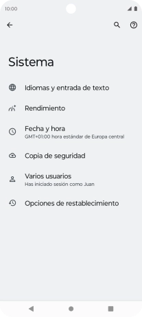 Pulsa Opciones de restablecimiento. Pulsa Opciones de restablecimiento.