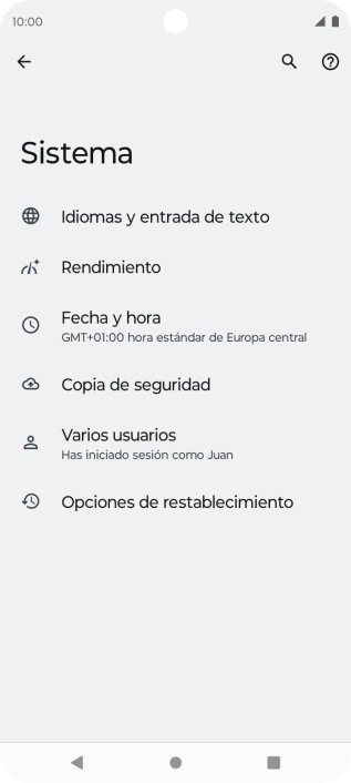 Pulsa Opciones de restablecimiento. Pulsa Opciones de restablecimiento.