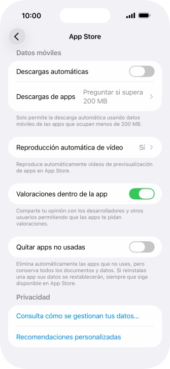 Pulsa el indicador junto a Pulsa el indicador junto a