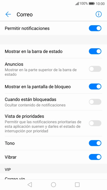 Pulsa Permitir notificaciones para activar la función. Pulsa Permitir notificaciones para activar la función.