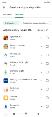 Pulsa la app deseada. Pulsa la app deseada.