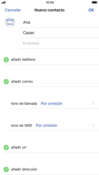 Pulsa añadir teléfono. Pulsa añadir teléfono.