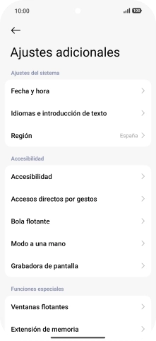 Pulsa Fecha y hora. Pulsa Fecha y hora.