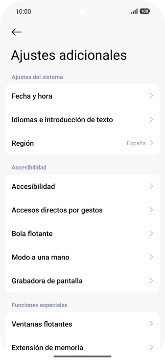 Pulsa Fecha y hora. Pulsa Fecha y hora.