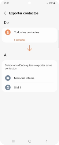 Pulsa el nombre de la tarjeta SIM. Pulsa el nombre de la tarjeta SIM.