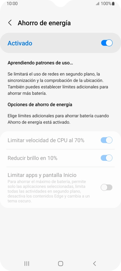 Pulsa la tecla de inicio para terminar y regresar a la pantalla de inicio. Pulsa la tecla de inicio para terminar y regresar a la pantalla de inicio.