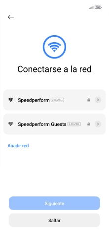 Pulsa la red wifi deseada. Pulsa la red wifi deseada.