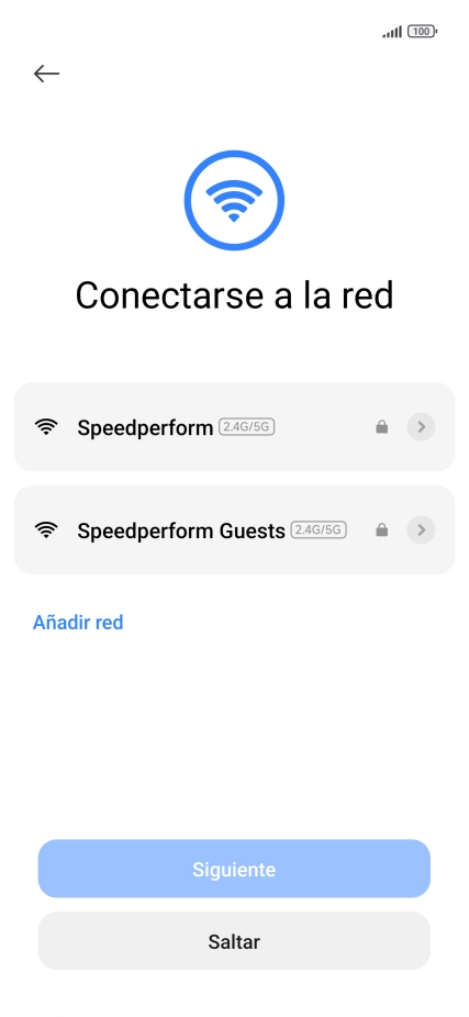 Pulsa la red wifi deseada. Pulsa la red wifi deseada.