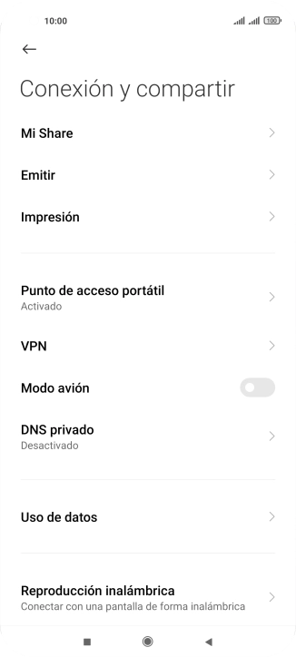 Pulsa Uso de datos. Pulsa Uso de datos.