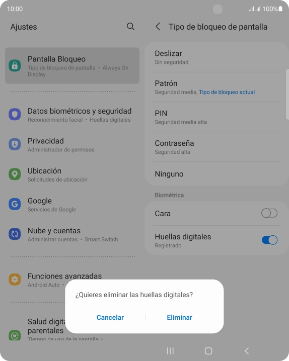 Pulsa Eliminar. Pulsa Eliminar.
