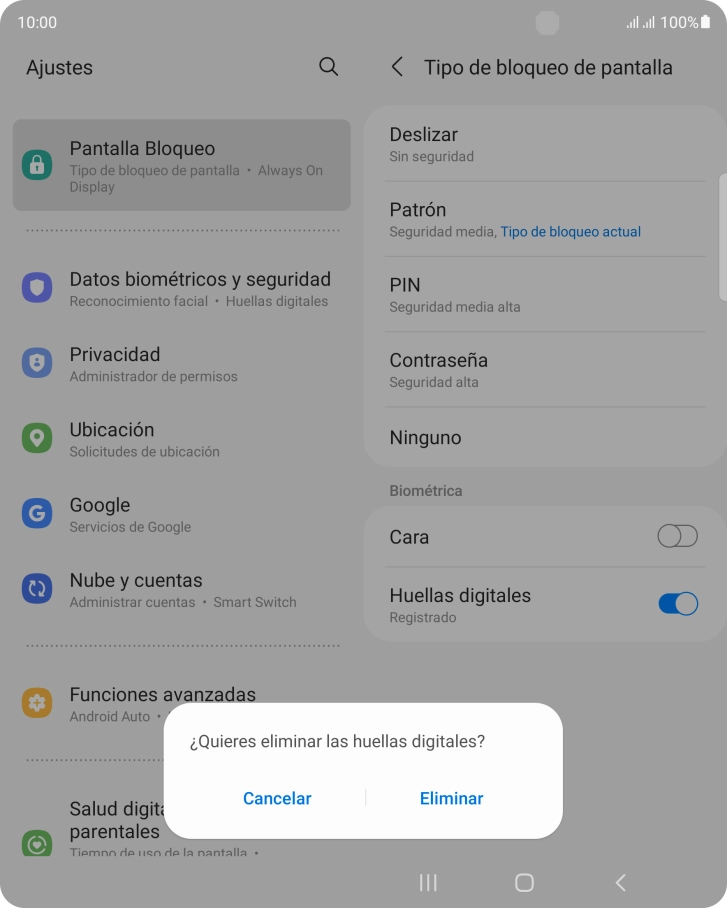 Pulsa Eliminar. Pulsa Eliminar.