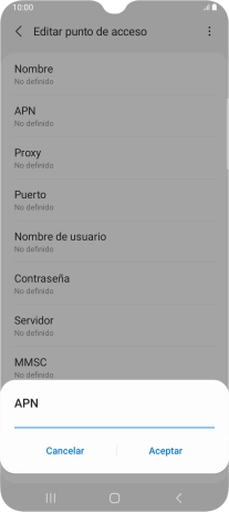 Introduce airtelwap.es y pulsa Aceptar. Introduce airtelwap.es y pulsa Aceptar.