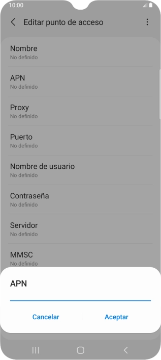 Introduce airtelwap.es y pulsa Aceptar. Introduce airtelwap.es y pulsa Aceptar.