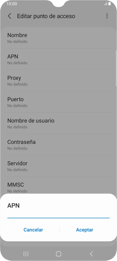 Introduce airtelwap.es y pulsa Aceptar. Introduce airtelwap.es y pulsa Aceptar.