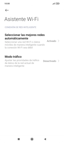 Pulsa Seleccionar las mejores redes automáticamente. Pulsa Seleccionar las mejores redes automáticamente.