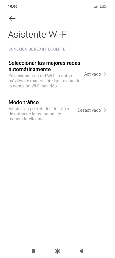 Pulsa Seleccionar las mejores redes automáticamente. Pulsa Seleccionar las mejores redes automáticamente.