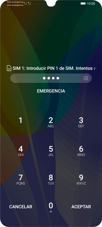 Si lo solicita el teléfono, introduce el código PIN y pulsa ACEPTAR. Si lo solicita el teléfono, introduce el código PIN y pulsa ACEPTAR.
