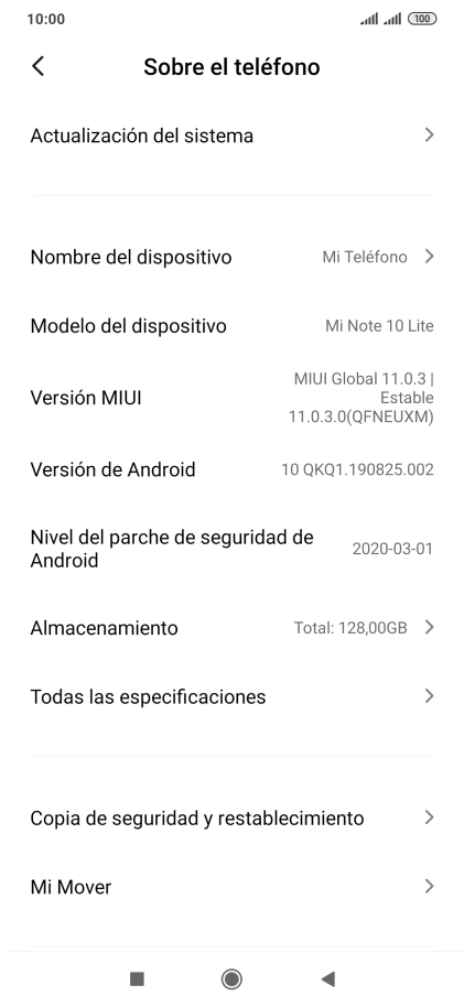 Pulsa Copia de seguridad y restablecimiento. Pulsa Copia de seguridad y restablecimiento.