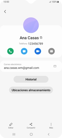 Pulsa el icono de realizar llamadas. Pulsa el icono de realizar llamadas.