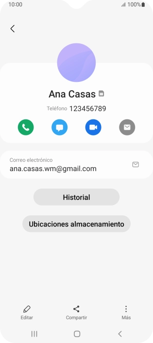 Pulsa el icono de realizar llamadas. Pulsa el icono de realizar llamadas.