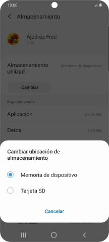Pulsa el nombre de la tarjeta de memoria. Pulsa el nombre de la tarjeta de memoria.