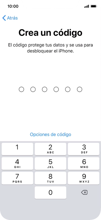 Pulsa Opciones de código. Pulsa Opciones de código.