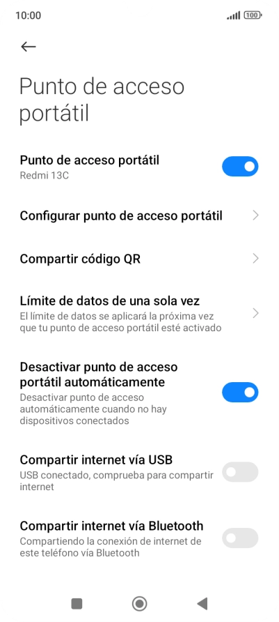 Pulsa la tecla de inicio para terminar y regresar a la pantalla de inicio.