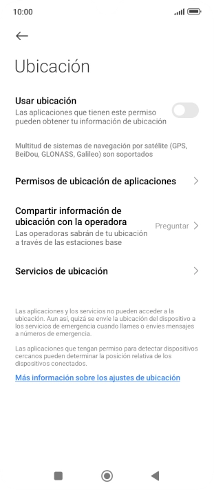 Pulsa el indicador junto a Pulsa el indicador junto a