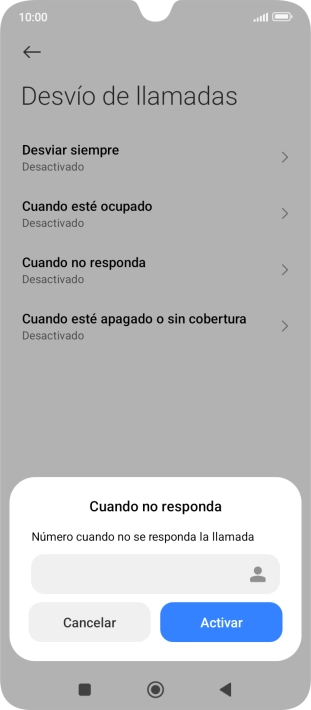Introduce +34600132000 y pulsa Activar.