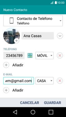 Pulsa la lista desplegable junto a la dirección de correo electrónico. Pulsa la lista desplegable junto a la dirección de correo electrónico.