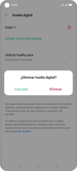 Pulsa Eliminar. Pulsa Eliminar.