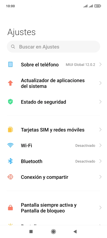 Pulsa Bluetooth.