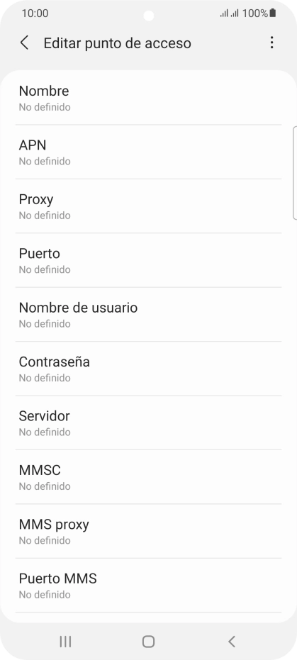 Pulsa Nombre.