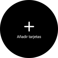 Pulsa Añadir tarjetas. Pulsa Añadir tarjetas.