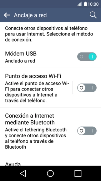 Pulsa la tecla de inicio para terminar y regresar a la pantalla de inicio.