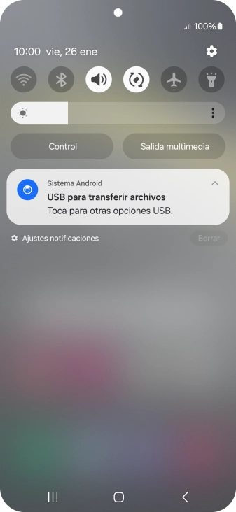Pulsa Toca para otras opciones USB.. Pulsa Toca para otras opciones USB..