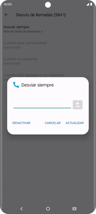 Pulsa DESACTIVAR. Pulsa DESACTIVAR.