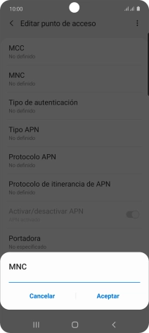Introduce 01 y pulsa Aceptar. Introduce 01 y pulsa Aceptar.