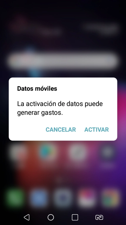 Si activas la función, pulsa ACTIVAR.