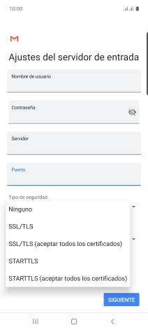 Pulsa Ninguno.