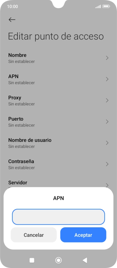 Introduce airtelwap.es y pulsa Aceptar. Introduce airtelwap.es y pulsa Aceptar.