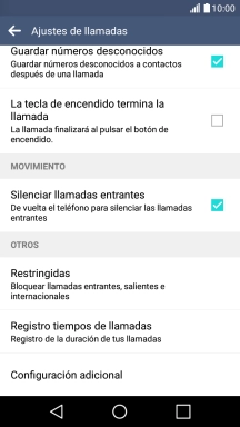 Pulsa Configuración adicional.